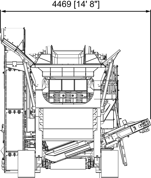 Anaconda working drawing of the I12R, with dimensions