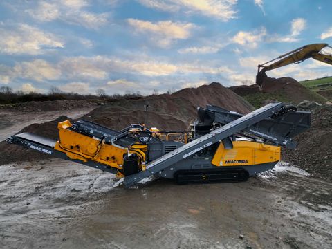 Anaconda C12R cone crusher on a job site, Anaconda photo 1