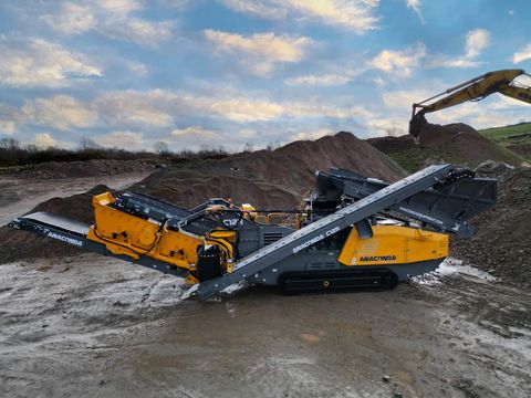 Anaconda C12R cone crusher on a job site, Anaconda photo 2