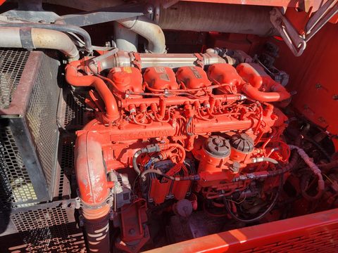 The engine bay of the 2018 J-1170 with the enclosure open